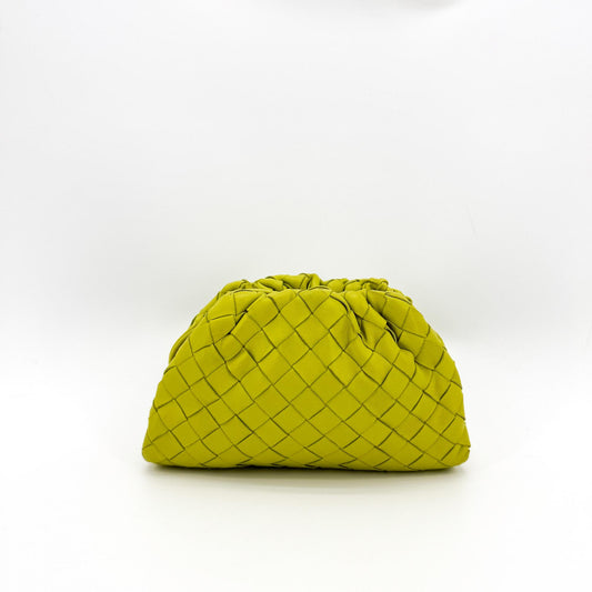 Bottega Veneta Intrecciato Mini Clutch Green