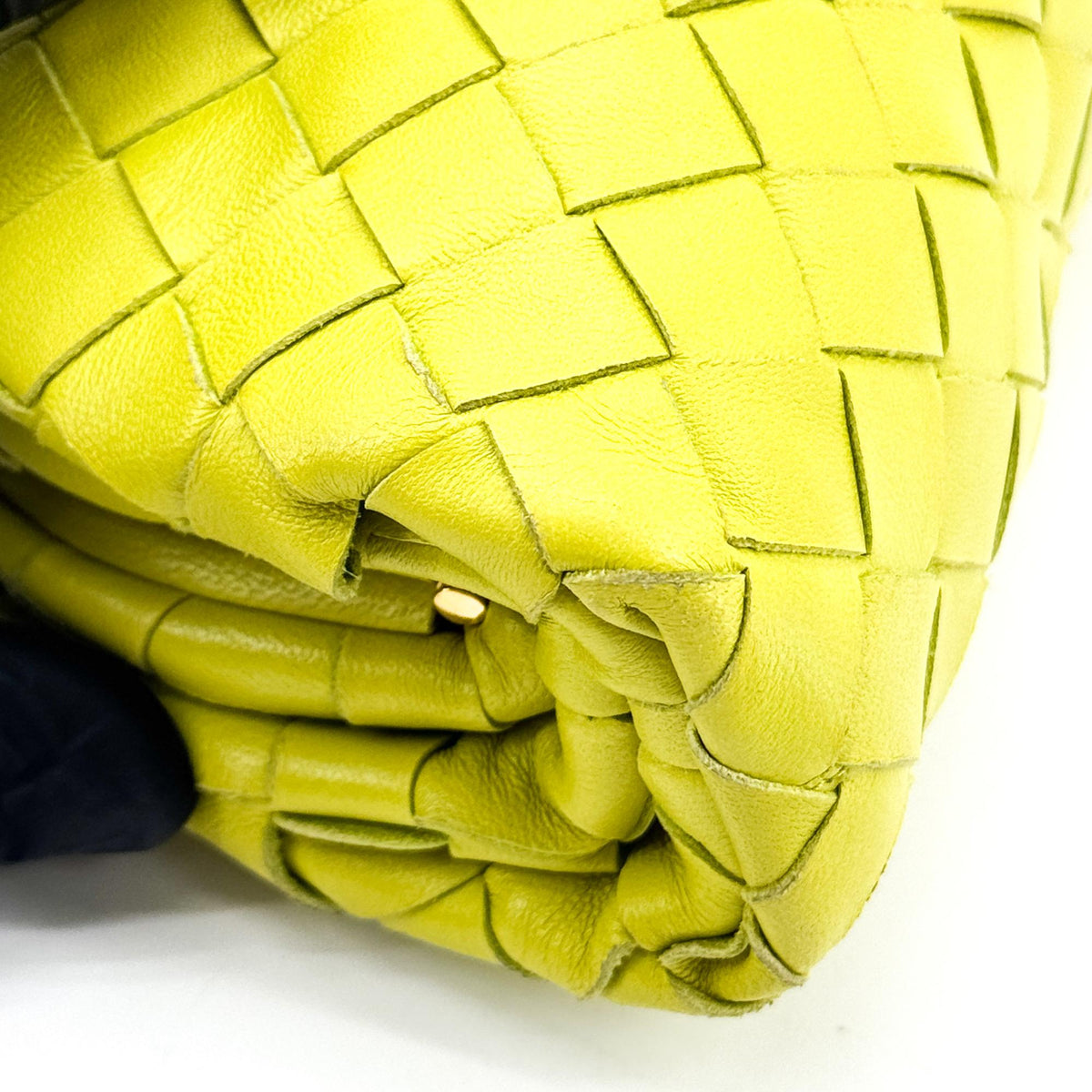 Bottega Veneta Intrecciato Mini Clutch Green