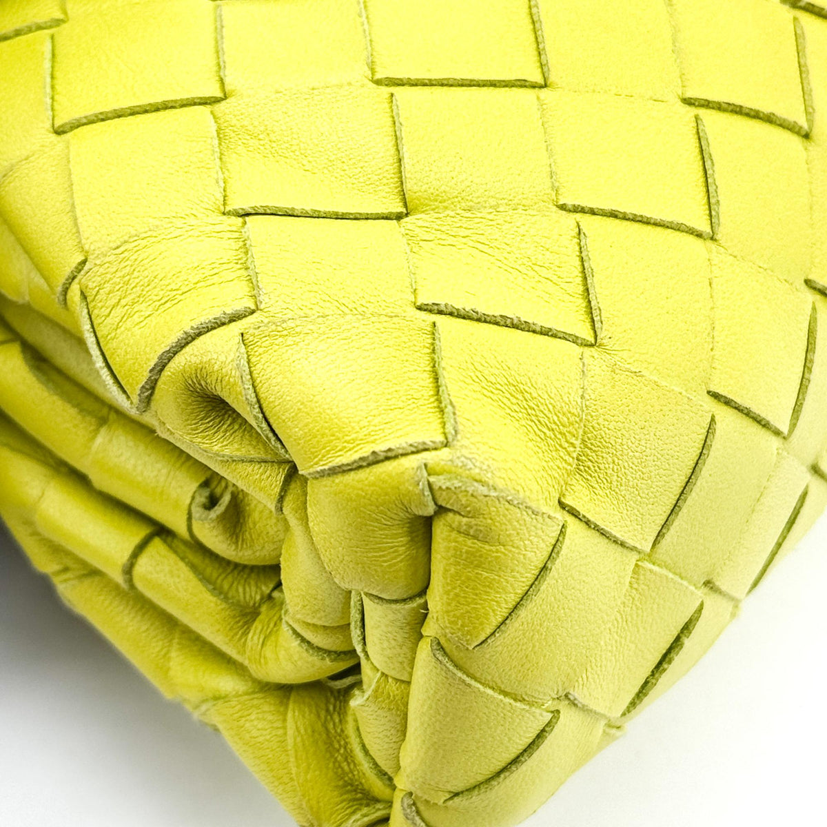 Bottega Veneta Intrecciato Mini Clutch Green
