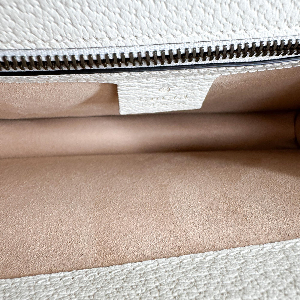 Gucci Ophidia Small Top Handle Bag White