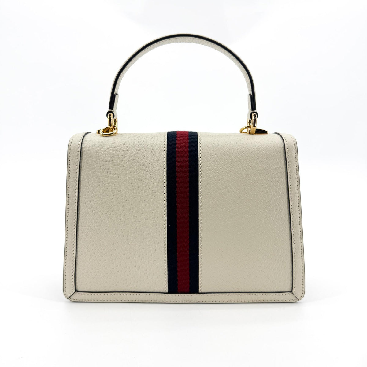 Gucci Ophidia Small Top Handle Bag White