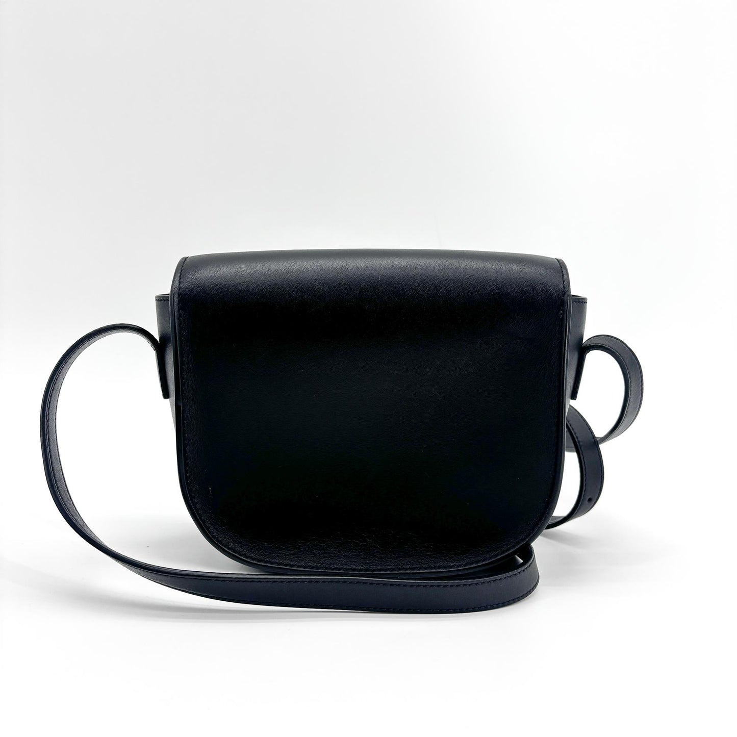 Celine Cuir Triomphe Folco Bag Black