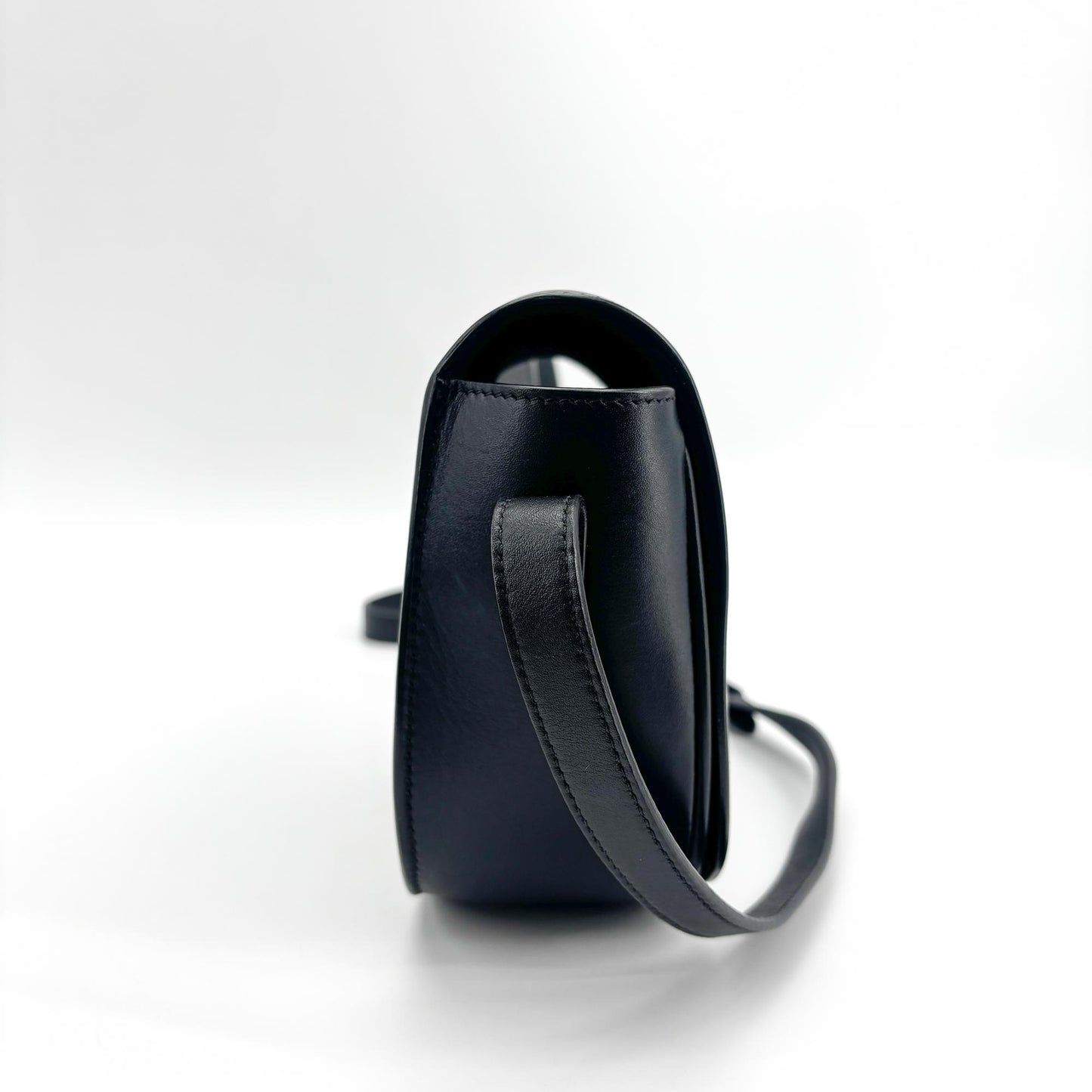 Celine Cuir Triomphe Folco Bag Black