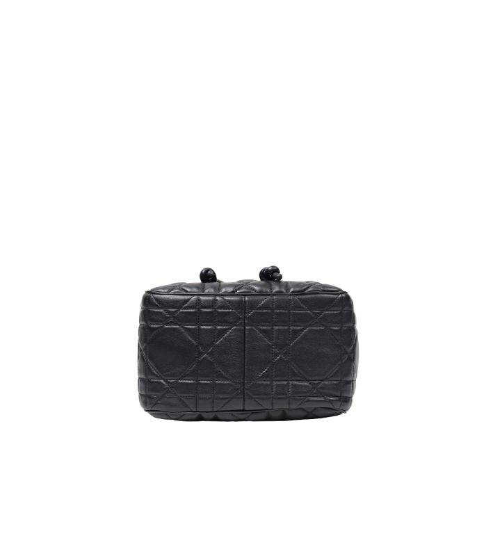 Dior Medium Black Leather De Motion Bucket Bag