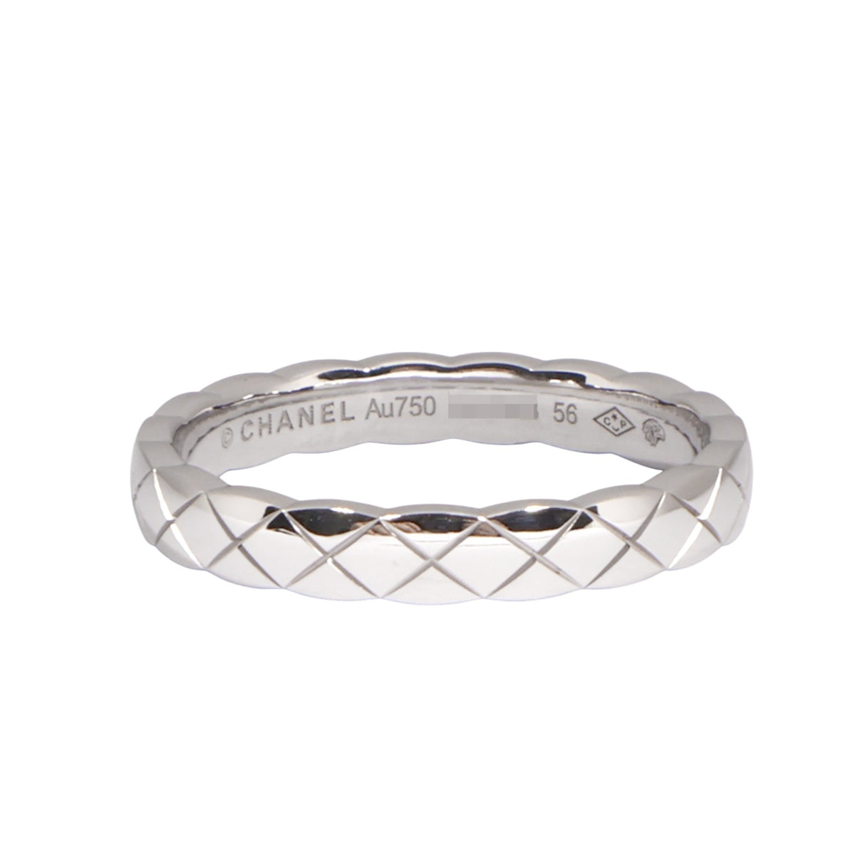 Chanel J11793 White Gold Coco Crush Ring