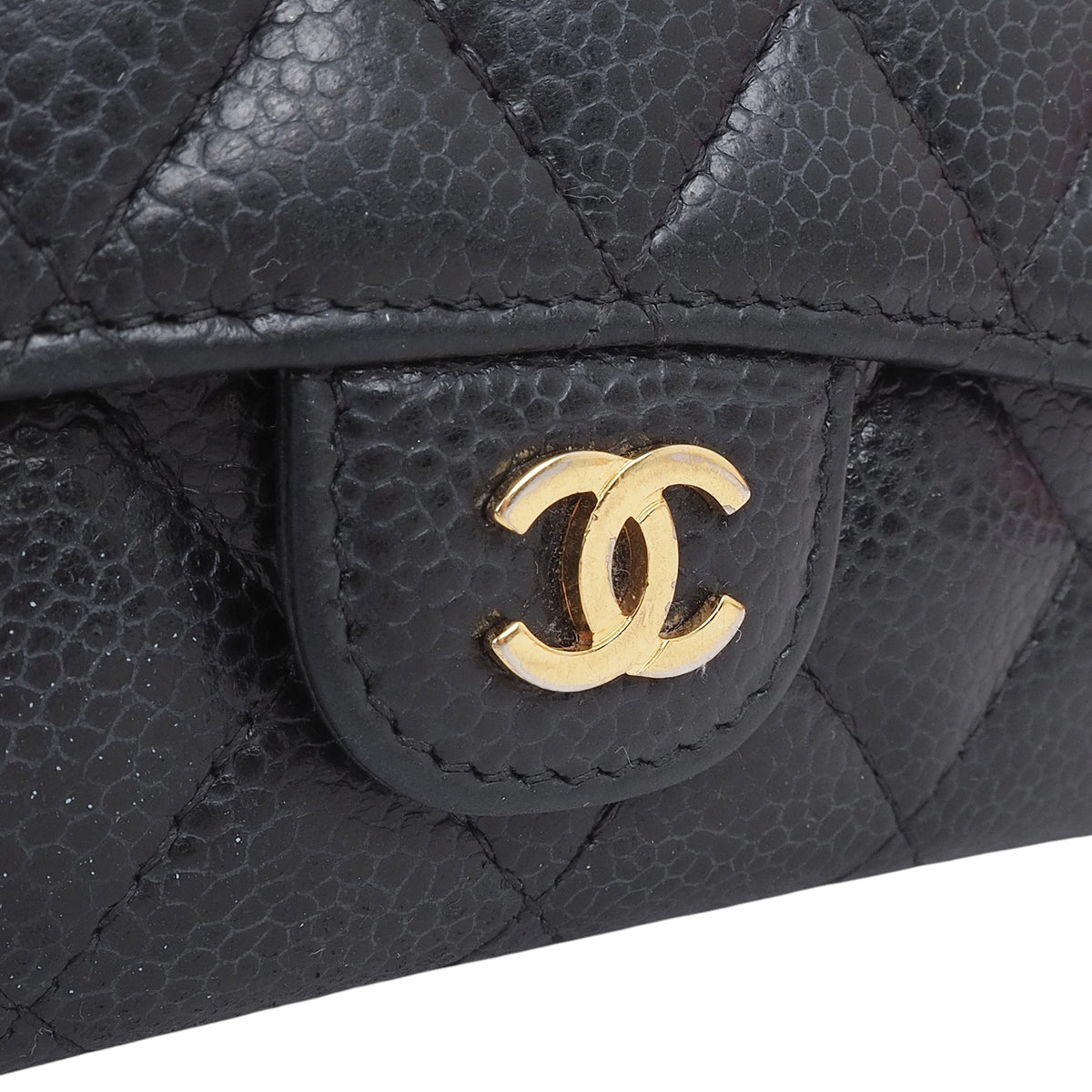 Chanel A80799 Caviar Classic Card Holder