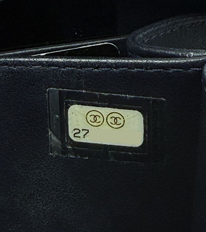 Chanel Navy Cosmetic Mini Shoulder Bag