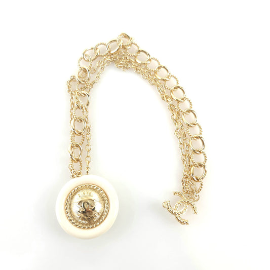 CC Coin Chain Brooch
