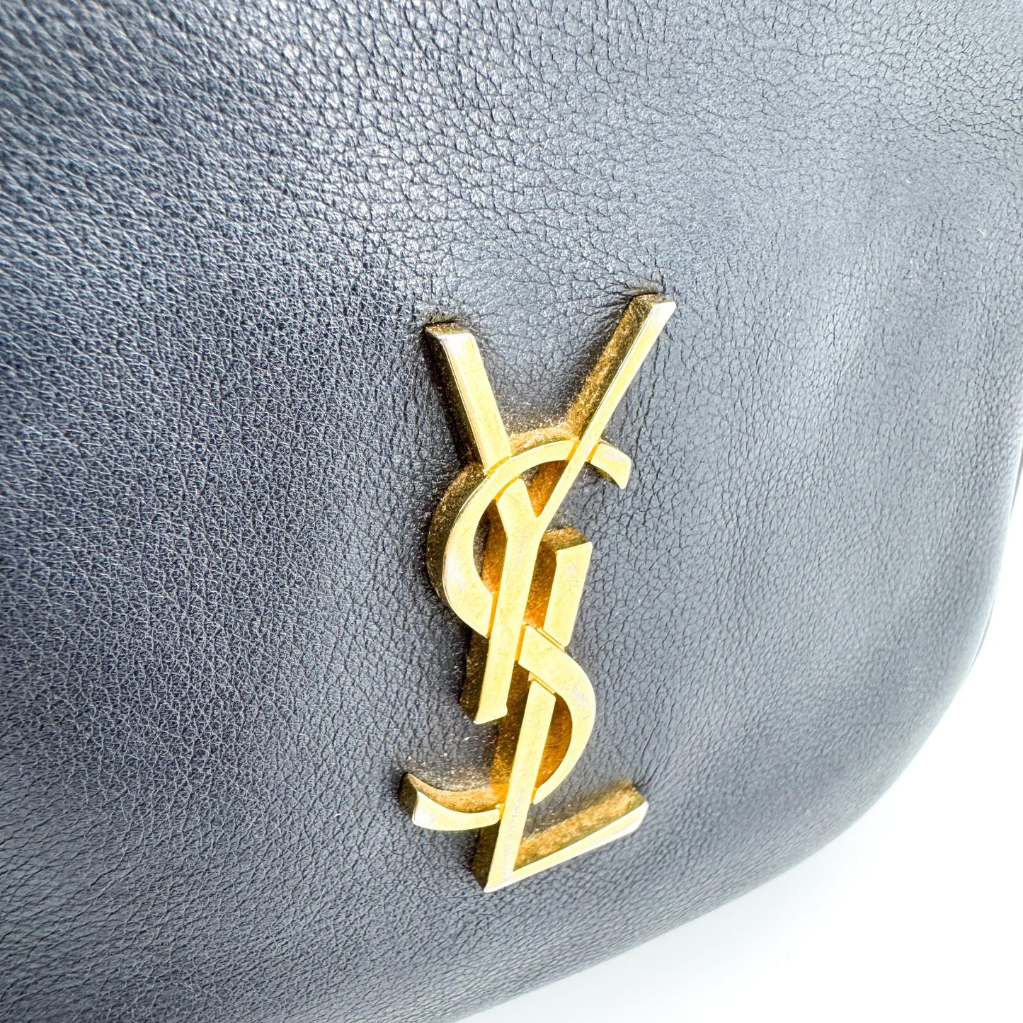 Saint Laurent Monogram Blogger Mini Crossbody Bag Black Gold Hardware