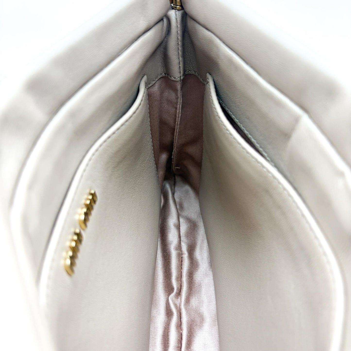Miu Miu Matelassé Napa leather shoulder bag cameo