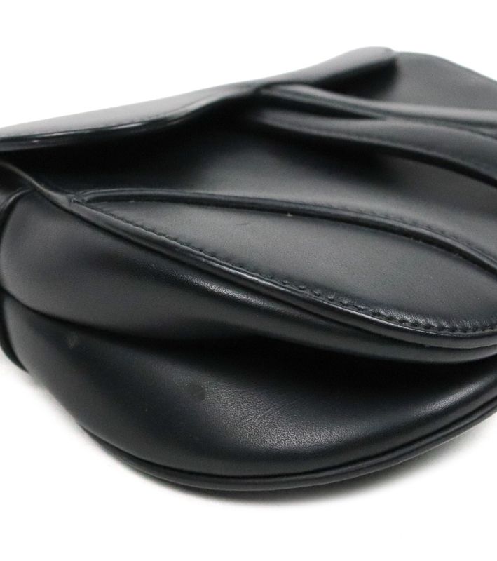 Dior Mini Black Saddle Shoulder Bag