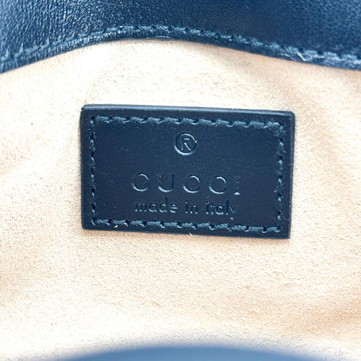 Gucci GG Marmont Super Mini Crossbody Bag All Black