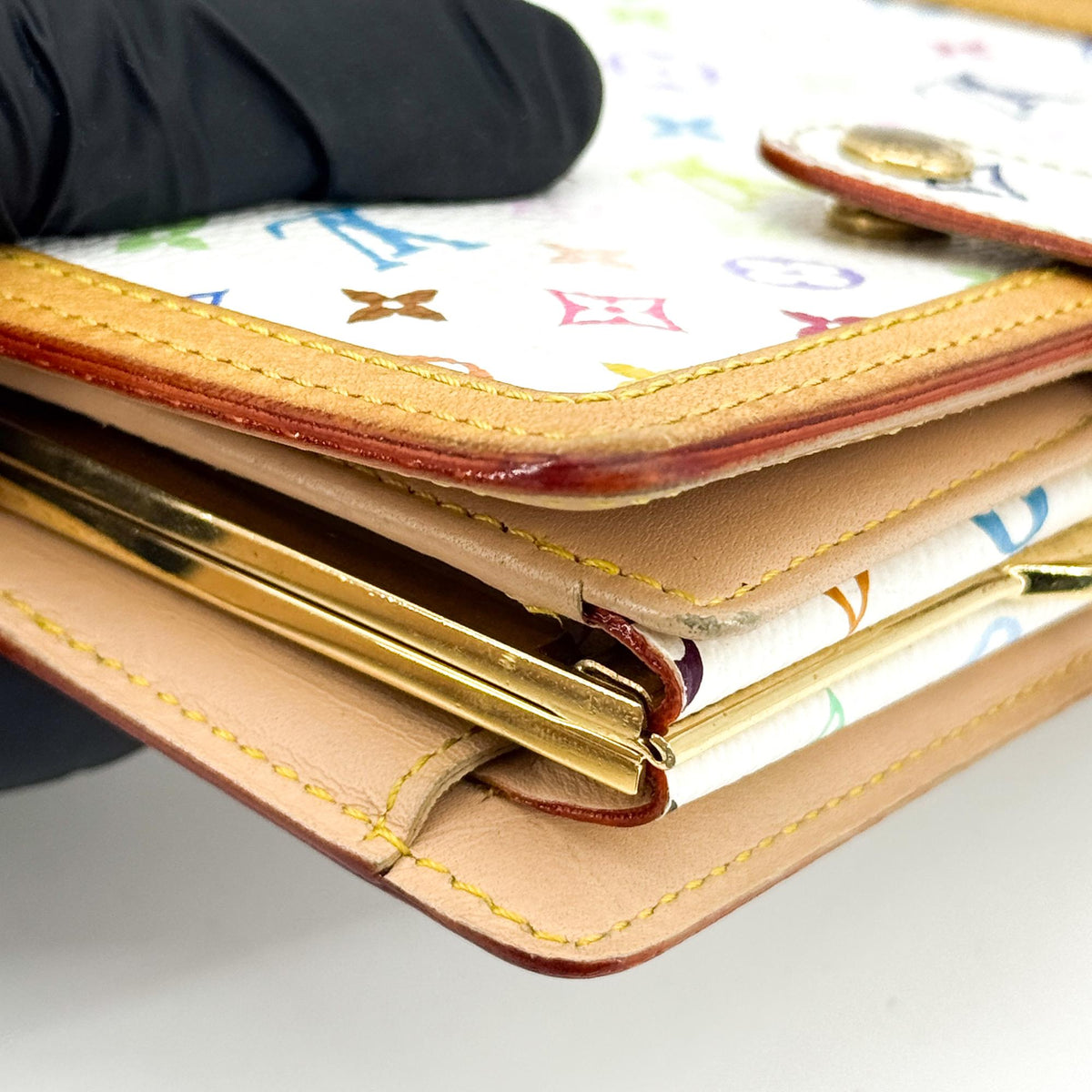 Louis Vuitton Monogram Multicolor French Purse Wallet