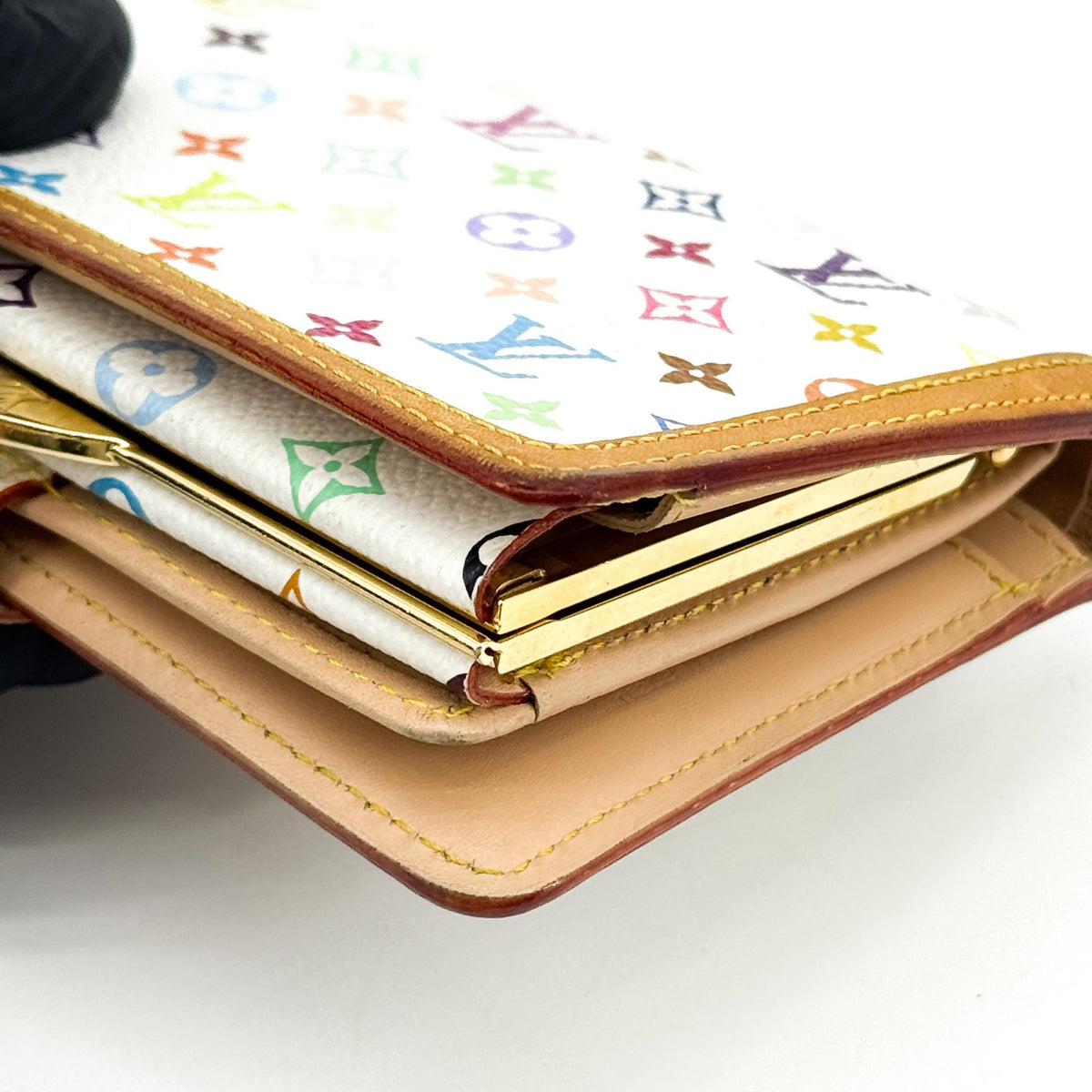 Louis Vuitton Monogram Multicolor French Purse Wallet