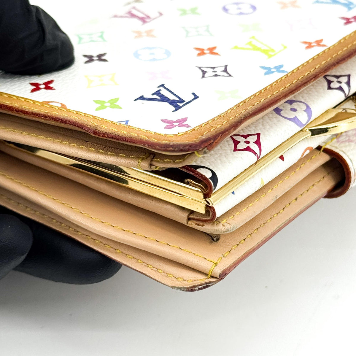 Louis Vuitton Monogram Multicolor French Purse Wallet