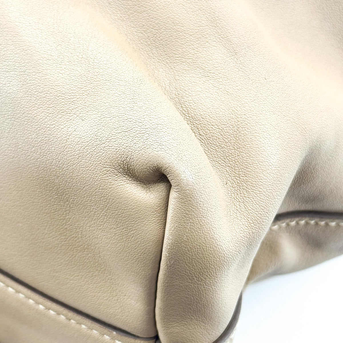 Prada Vitello Daino Tote Bag Brown
