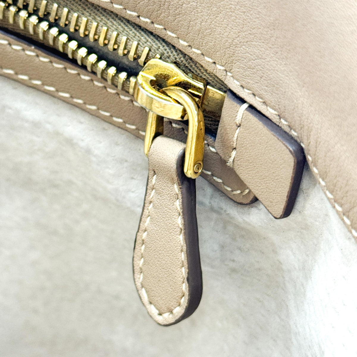Prada Vitello Daino Tote Bag Brown