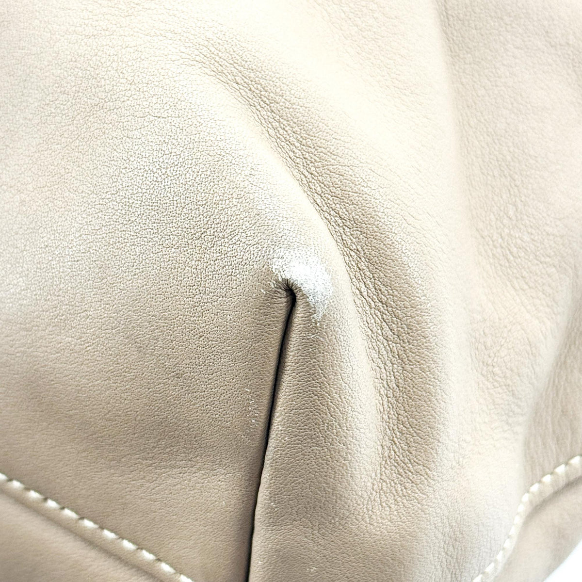 Prada Vitello Daino Tote Bag Brown