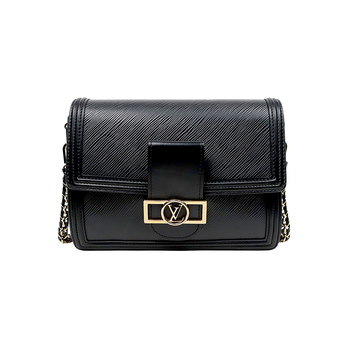 Louis Vuitton MM Black Epi Dauphine Shoulder Bag