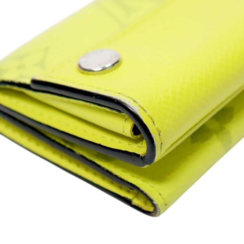 Louis Vuitton Lime Mini Three-Compartment Wallet