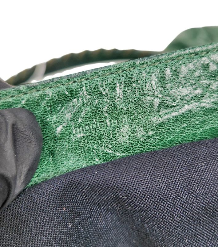 Balenciaga Green Motorbag