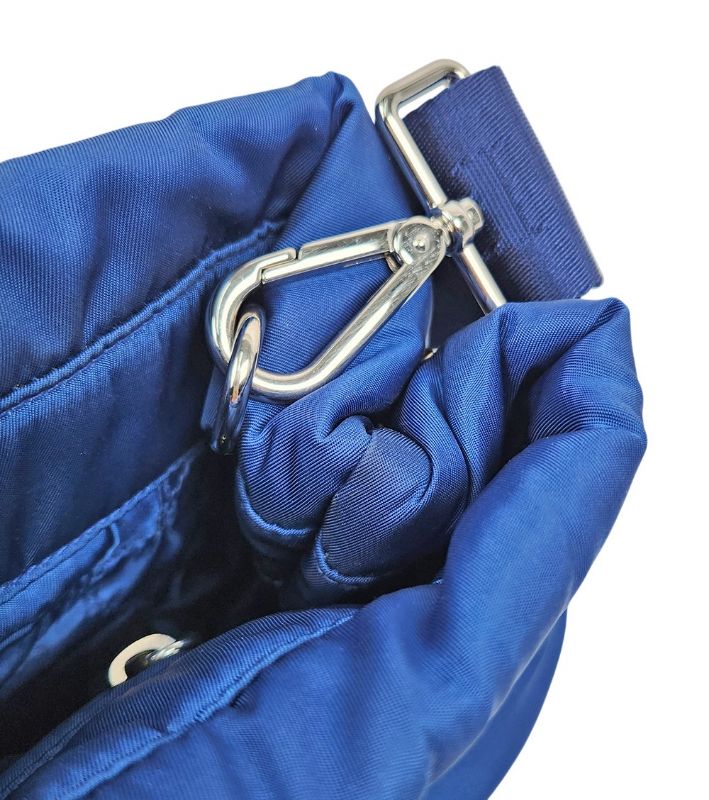 Prada Blue Quilted 2-Way Bag