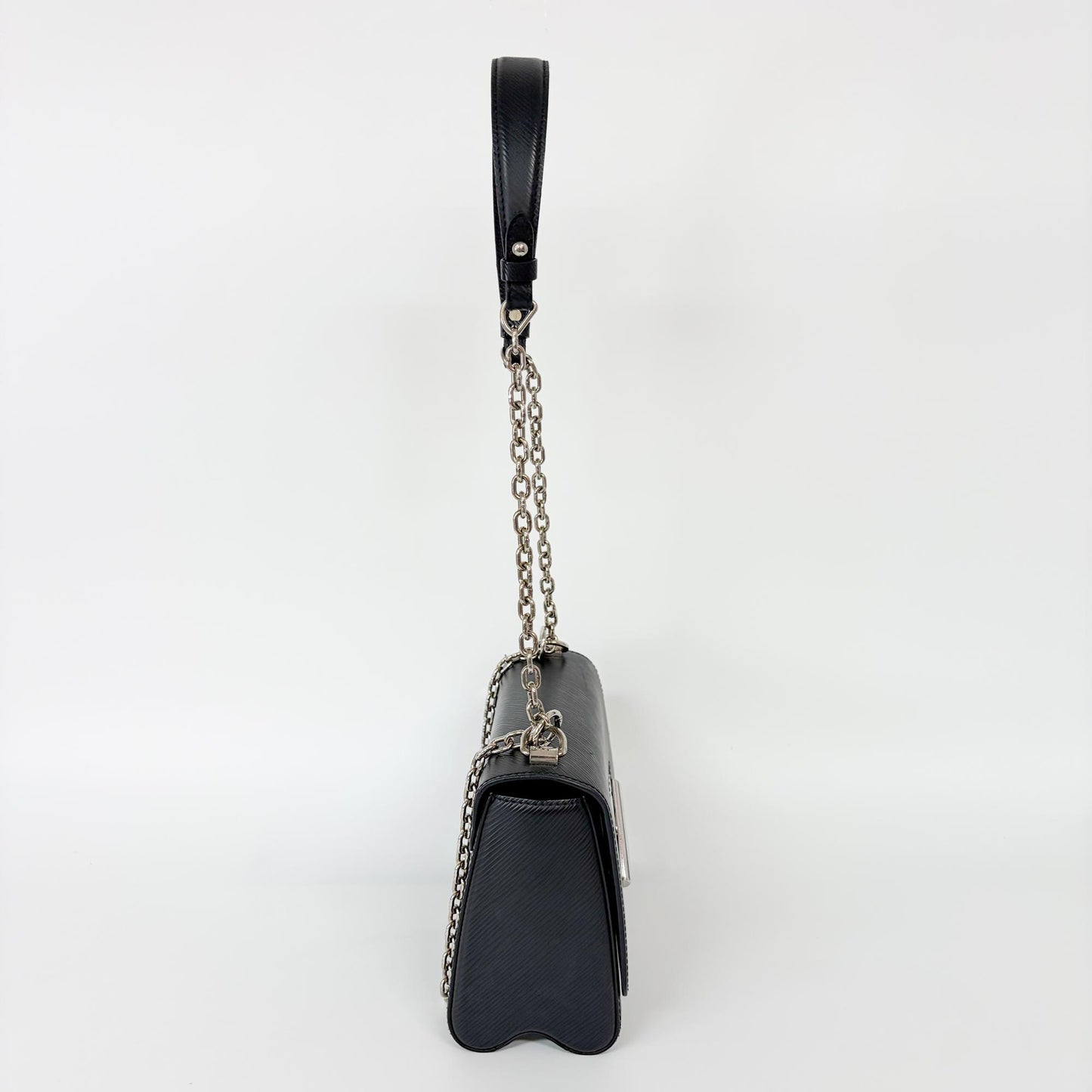 Louis Vuitton Epi Twist MM Black Silver Hardware