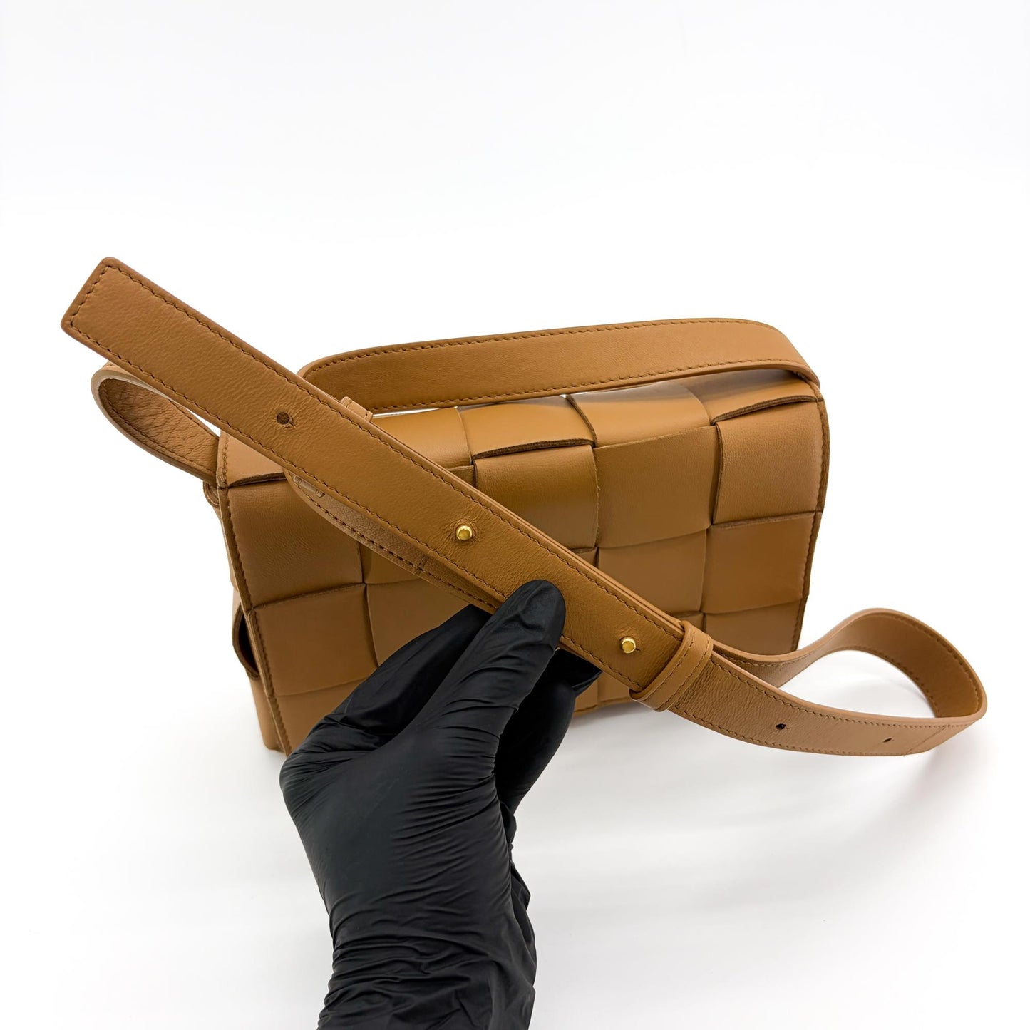 Bottega Veneta Cassette Bag Caramel