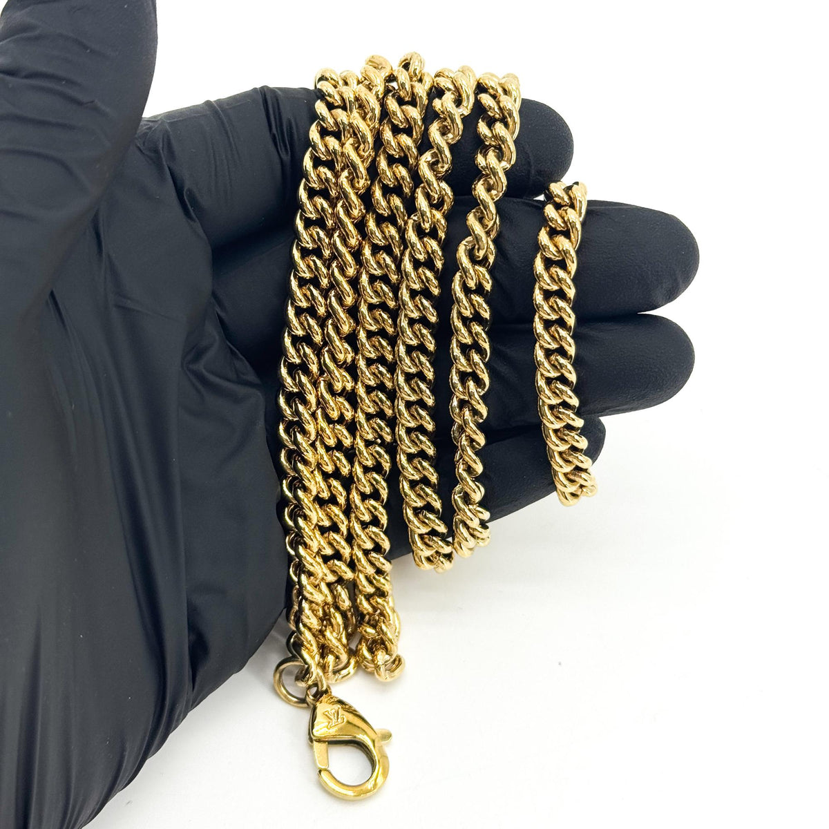 Louis Vuitton Lockme Pochette Chain Wallet Galette