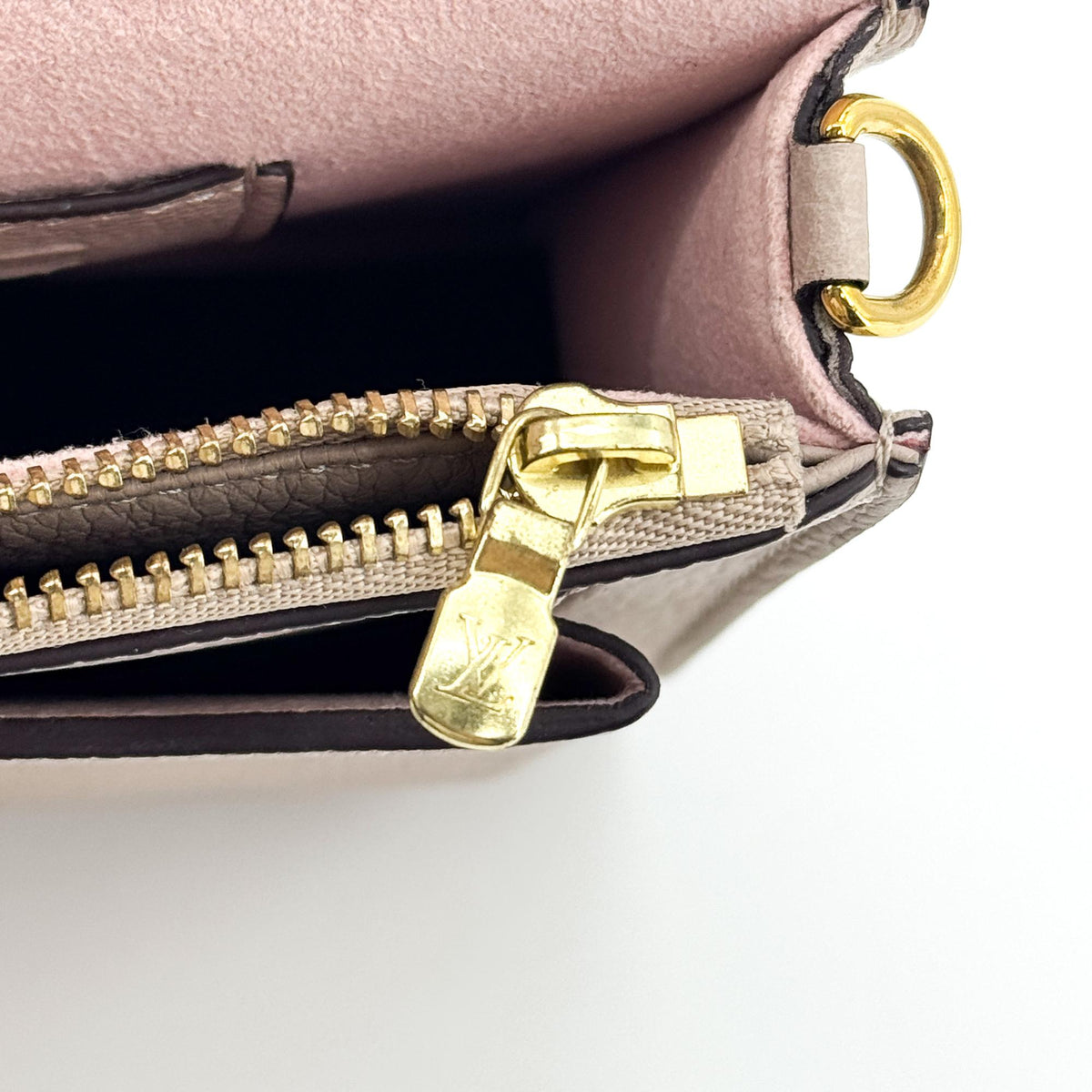 Louis Vuitton Lockme Pochette Chain Wallet Galette