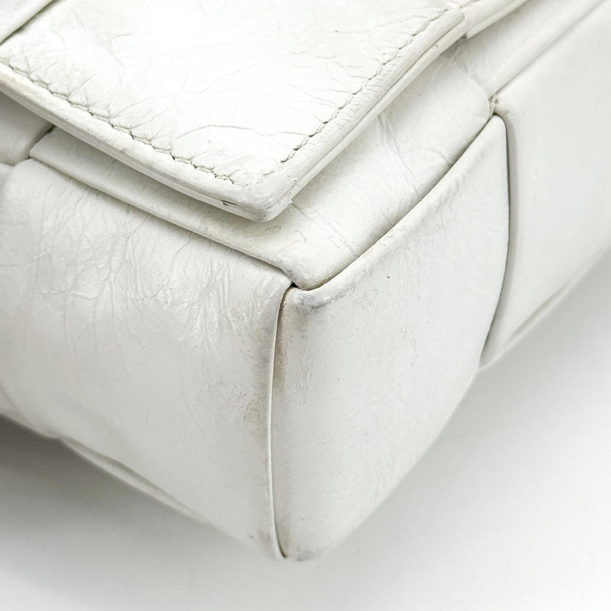 Bottega Veneta Cassette Bag White