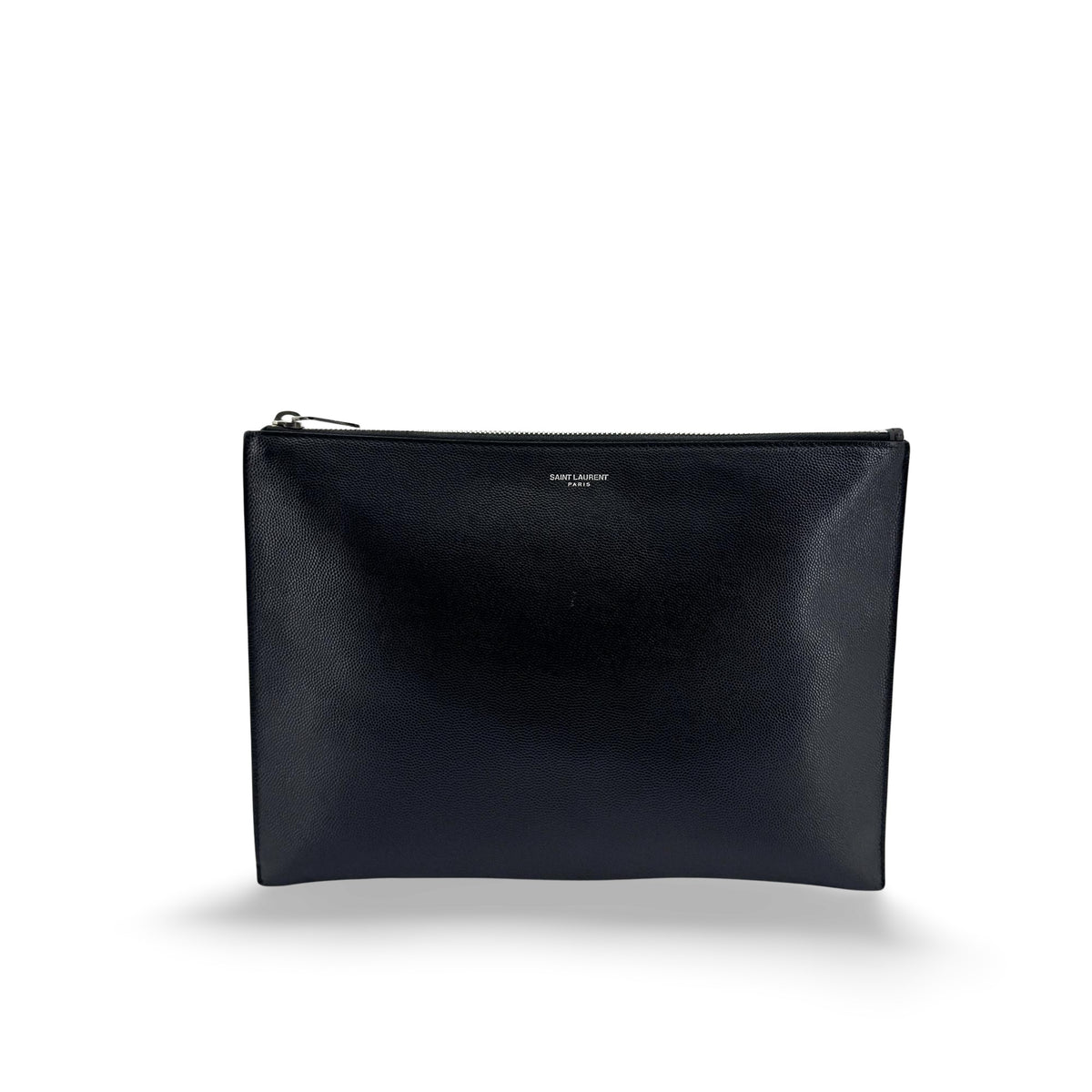 Saint Laurent Grande de Foudre Tablet Clutch Black