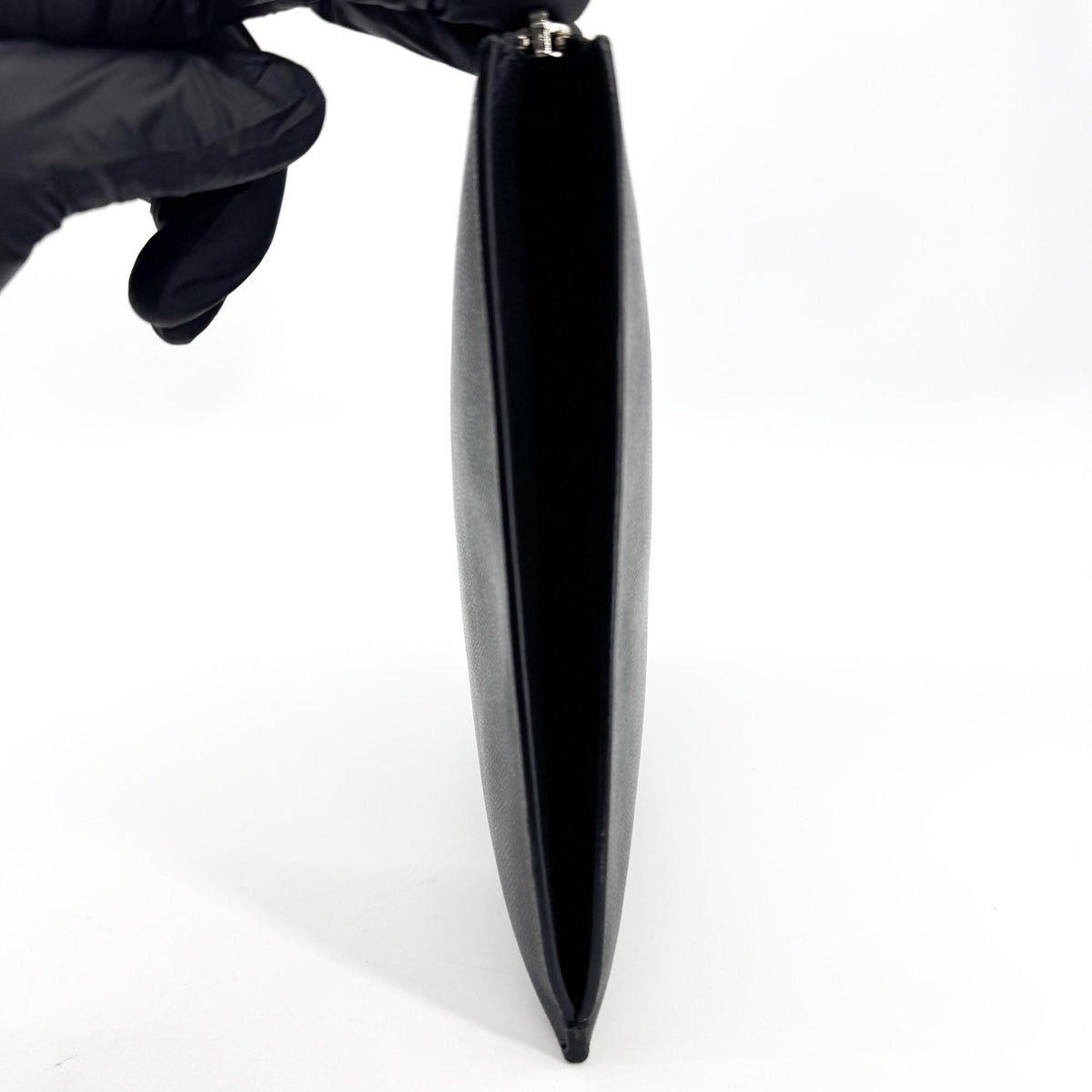 Saint Laurent Grande de Foudre Tablet Clutch Black