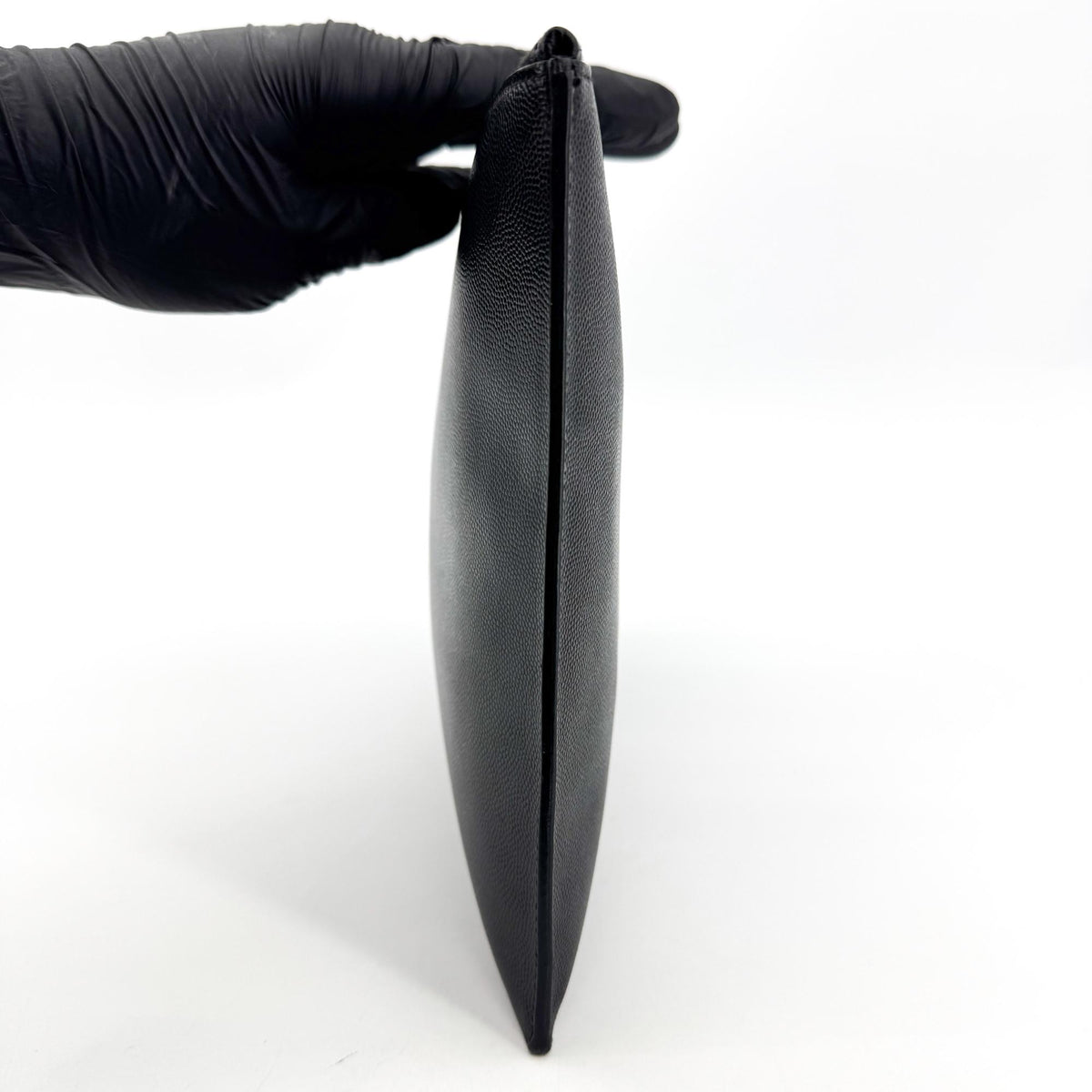 Saint Laurent Grande de Foudre Tablet Clutch Black