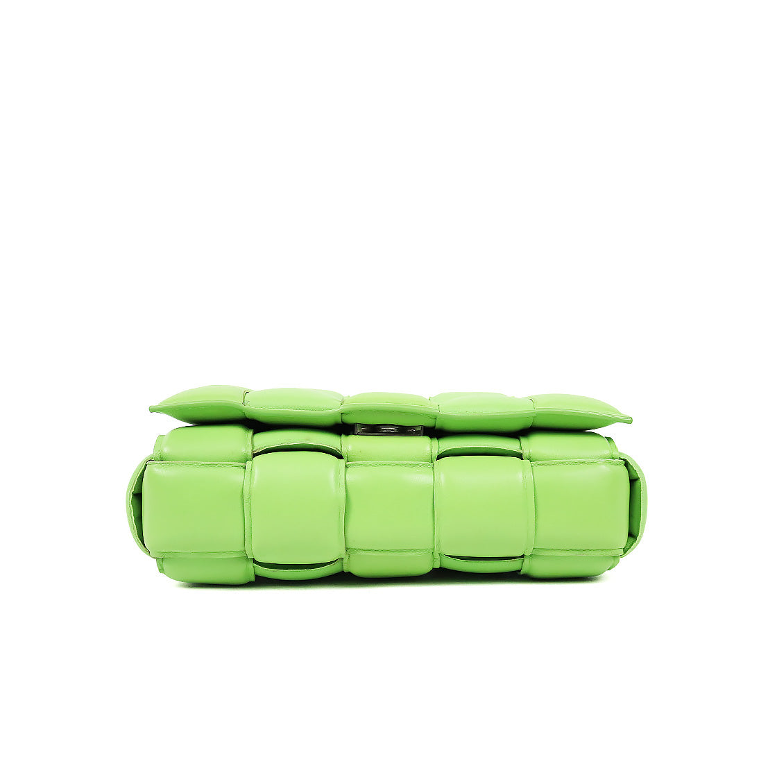 Bottega Veneta Green Leather Padded Cassette Bag