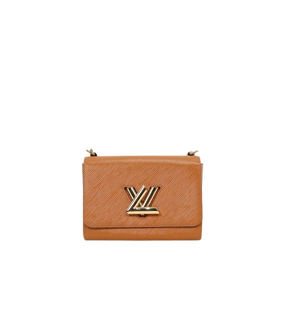 Louis Vuitton Epi Twist MM Brown Shoulder Bag