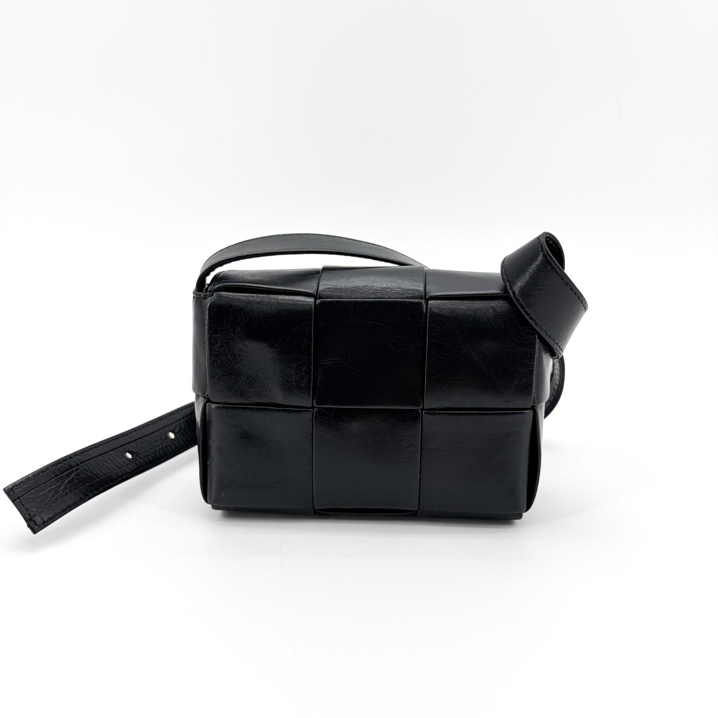 Bottega Veneta Mini Cassette Bag Black