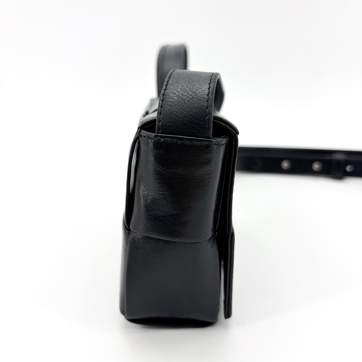 Bottega Veneta Mini Cassette Bag Black