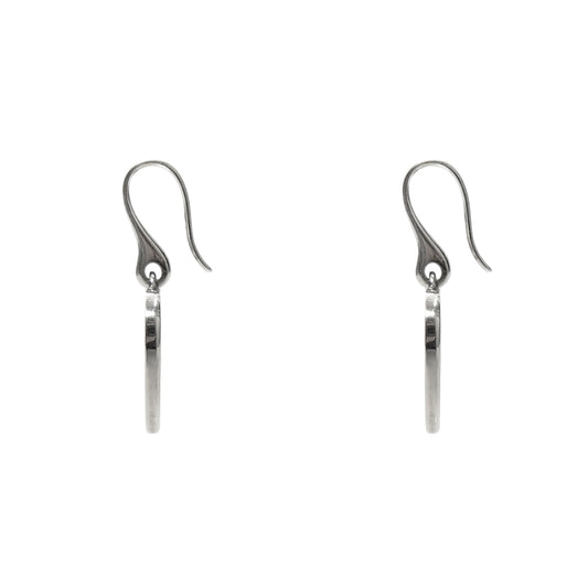 Gucci Ghost Heart Silver Earrings