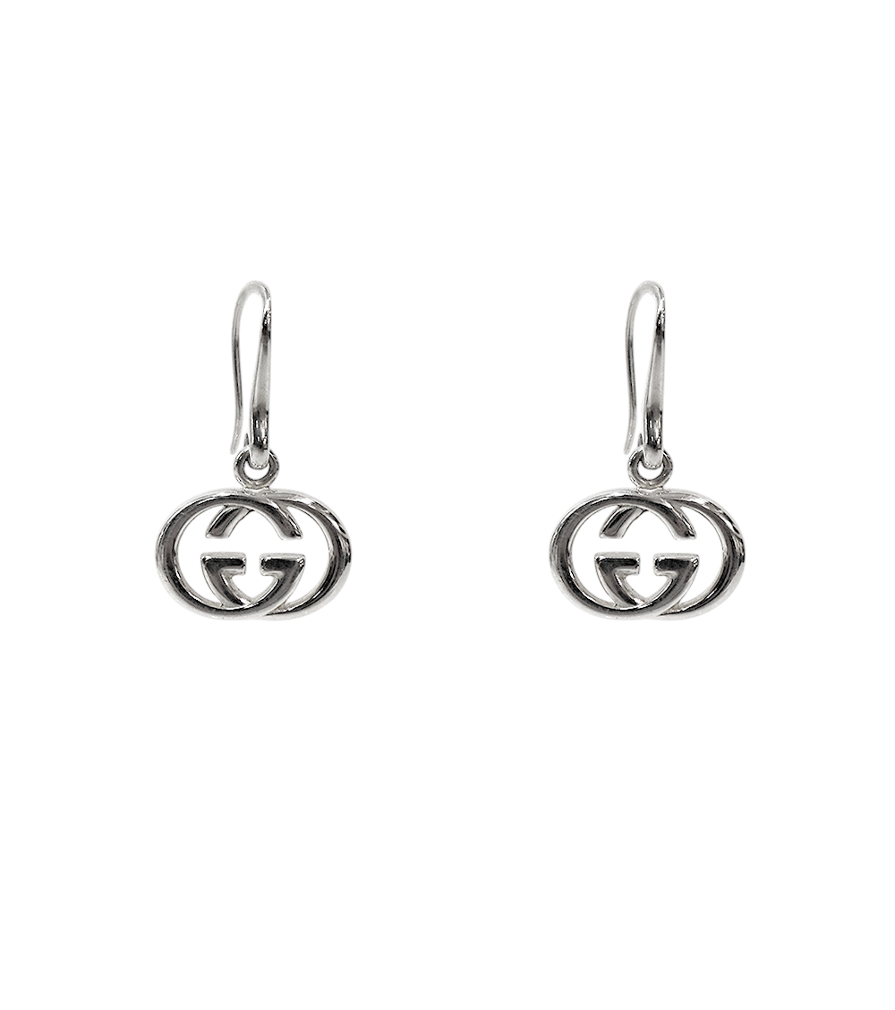 Gucci Interlocking G Silver Earrings