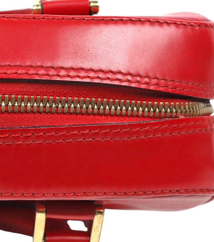 Louis Vuitton Red Epi Chablon Tote Bag