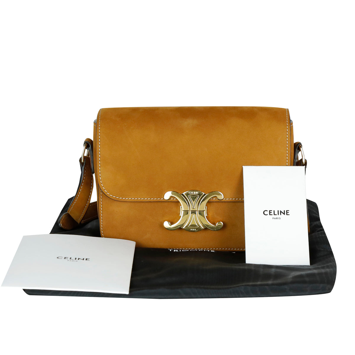 Nouboc Calfskin Tin Triomphe Shoulder Bag Crossbody Bag 188423