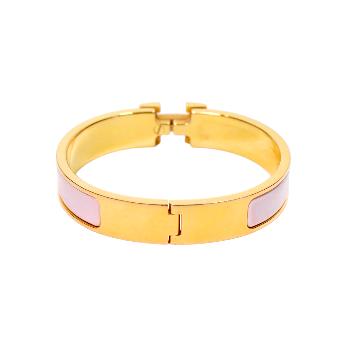 Hermès Pink Clic-a-Chou Bracelet