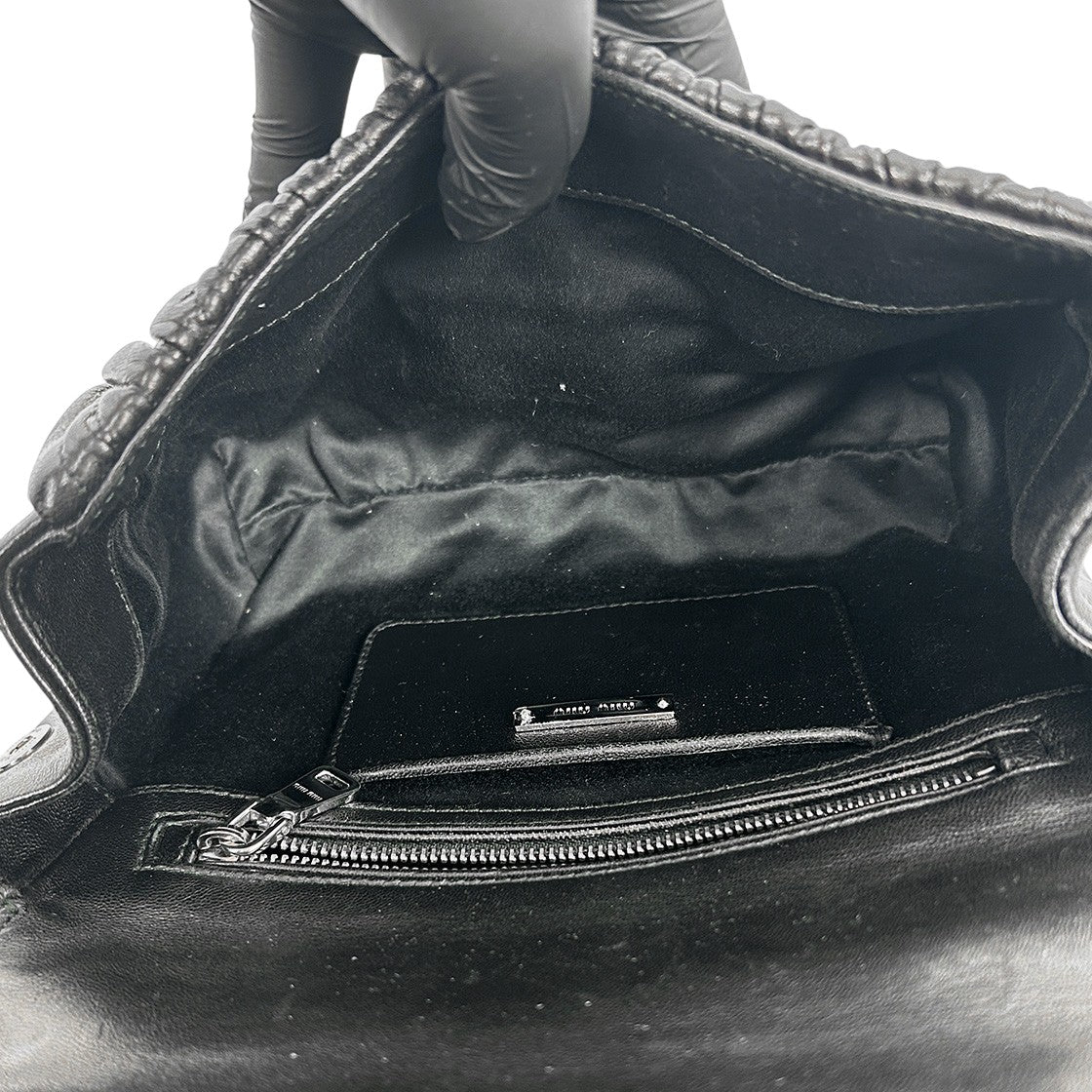Miu Miu Black Materasse Chain Shoulder Bag
