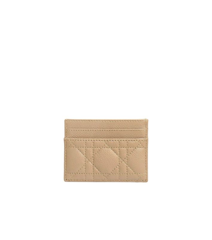 Dior Beige Caro Card Wallet
