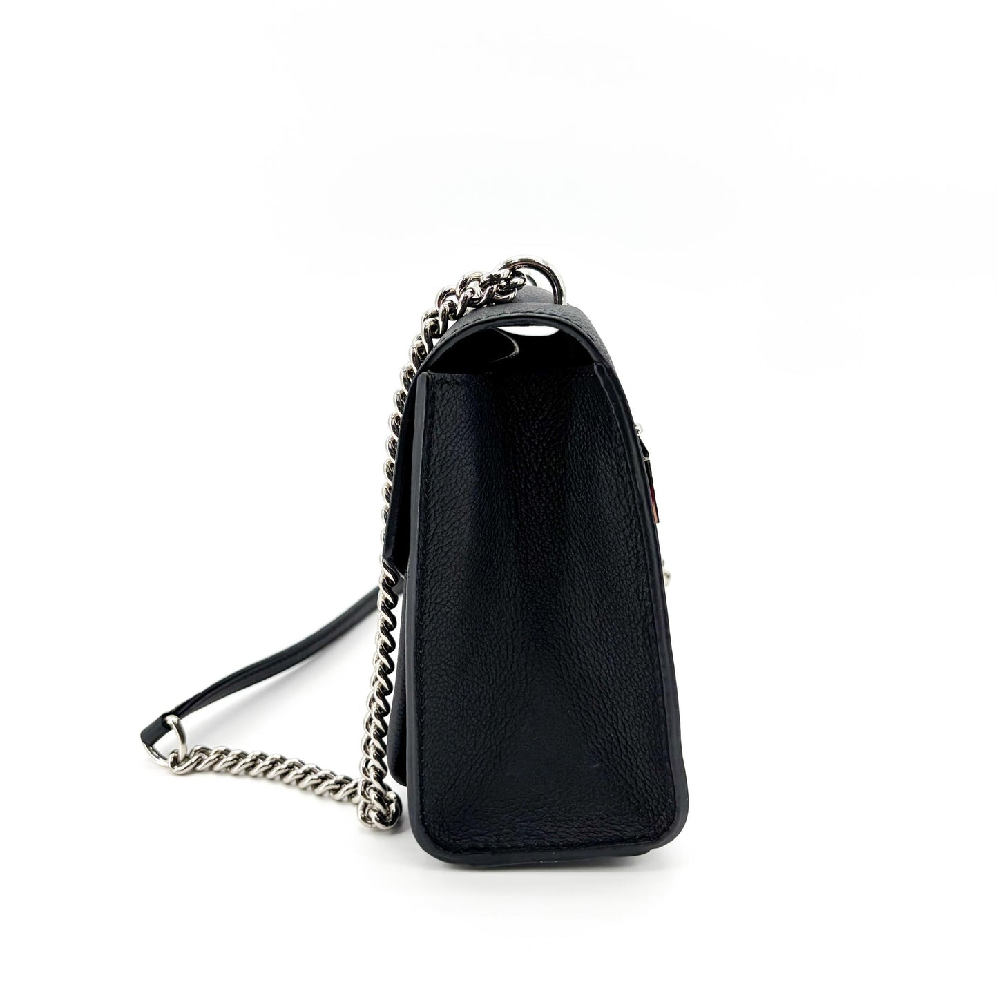 Louis Vuitton My Lock Me BB Chain Bag Black Silver Hardware
