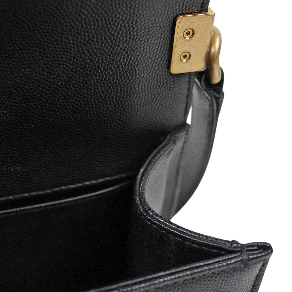 Chanel Medium Black Caviar Boy Shoulder Bag