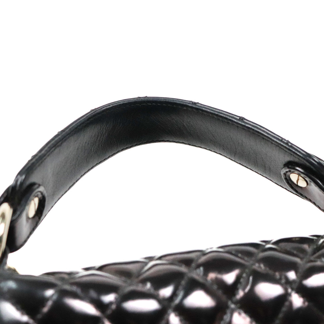 Chanel Black Faded Mademoiselle Lock Kelly Top-Handle Chain 2-Way