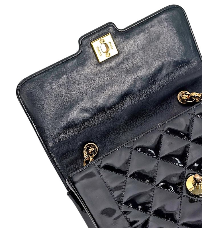 Chanel Black Paillette Chain Shoulder Bag