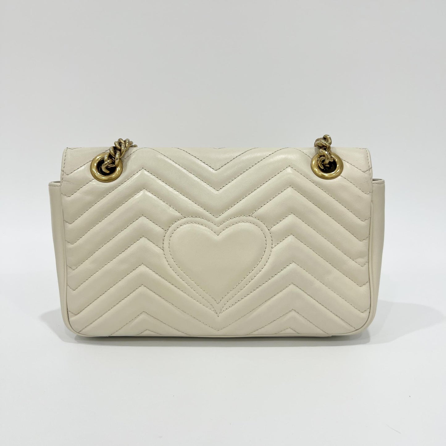 Gucci GG Marmont Small Shoulder Bag White
